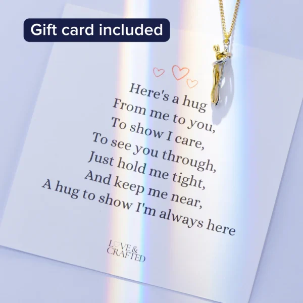 Gold Hug Necklace (With Ring) - Image 5